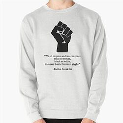 Aretha Franklin Black Lives Matter Pullover Sweatshirt