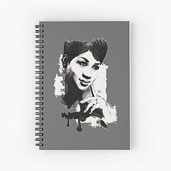 Aretha Franklin Spiral Notebook