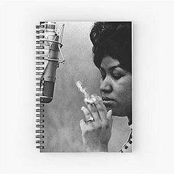 Aretha Franklin Spiral Notebook
