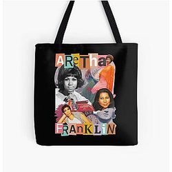 Aretha Franklin Natural Woman Lady Soul Tote Bag