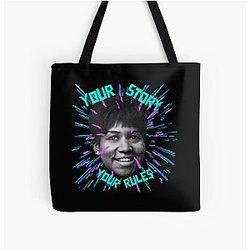 Aretha Franklin Your Story Tote Bag