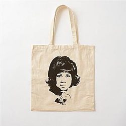 Aretha Franklin Cotton Tote Bag