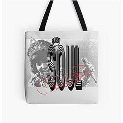 Aretha Franklin Queen of Soul All Over Print Tote Bag