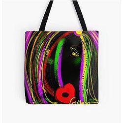Respect For Aretha Franklin All Over Print Tote Bag