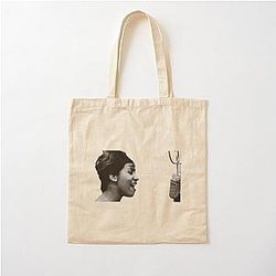 Aretha Franklin Cotton Tote Bag
