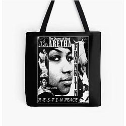 Aretha Franklin - REST In Peace All Over Print Tote Bag