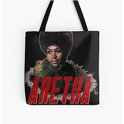 Aretha Franklin Queen of Soul Tote Bag