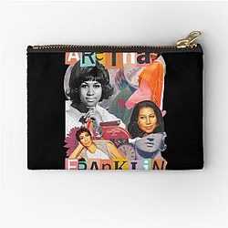Aretha Franklin Natural Woman Lady Soul Zipper Pouch