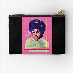 Aretha Franklin Zipper Pouch