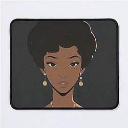 Aretha Franklin Anime Style Mouse Pad