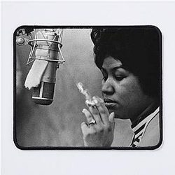 Aretha Franklin Mouse Pad