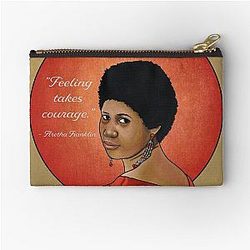 Aretha Franklin Zipper Pouch