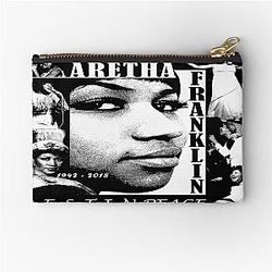 Aretha Franklin - REST IN Peace Zipper Pouch