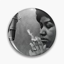 Aretha Franklin Pin