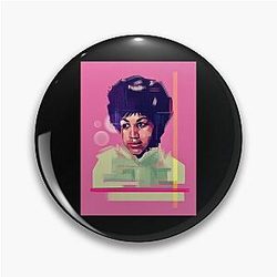 Aretha Franklin Pin