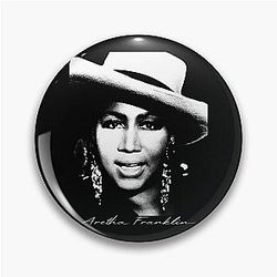 Aretha Franklin Pin
