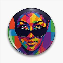 Aretha Franklin Pop Pin