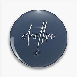 A Simple Homage to Aretha Franklin Pin