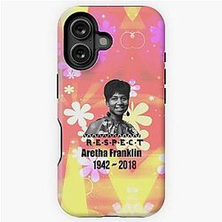 Aretha Franklin - 1942 - 2018 Respect iPhone Tough Case