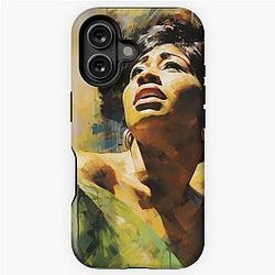 Drawing Aretha Franklin iPhone Case