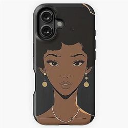 Aretha Franklin Anime style iPhone Tough Cover
