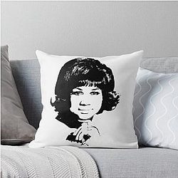 Aretha Franklin Pop Art Pillow