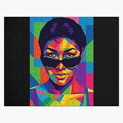 Aretha Franklin Pop Art Jigsaw Puzzle