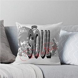Aretha Franklin Queen Of Soul Throw Pillow