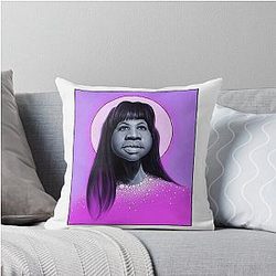 Aretha Franklin Essential Throw Pillow