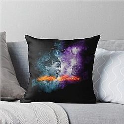 Aretha Franklin Chiffon Throw Pillow