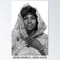 Aretha Franklin Queen of Soul Poster
