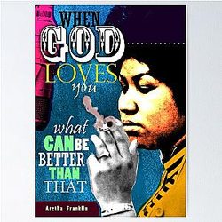 Aretha Franklin Inspirational Poster
