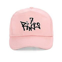 Ariana Grande Hats &amp; Caps - Ariana Grande Pink Baseball Cap Latest album 7 rings Caps