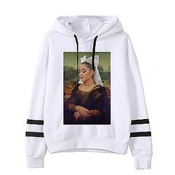 Ariana Grande Pop Icon Mona Lisa Style 3D Hoodies 