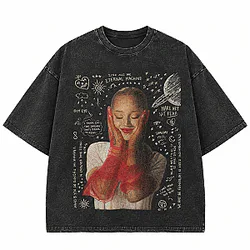 Eternal Machine LA1909 Ariana Grande Wash T-Shirts