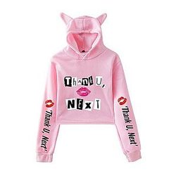 Ariana Grande Hoodies - Ariana Grande Cropped Hoodie 18