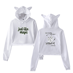 Ariana Grande Hoodies - Ariana Grande Just Like Magic Cropped Hoodie 1