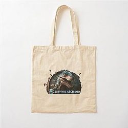 ARK Survival Ascended Dinosaur Cotton Tote Bag