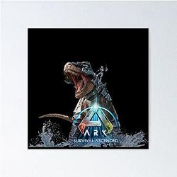 ARK Survival Evolved Dinosaur T-Rex Poster