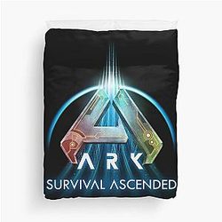 ARK Survival Ascended ASA logo Duvet Cover