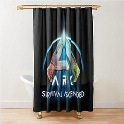 ARK Survival Evolved ASA logo Shower Curtain