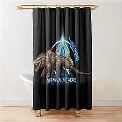 ARK Survival Evolved Dinosaur Shower Curtain