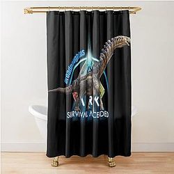 ARK Survival Evolved Dinosaur Shower Curtain