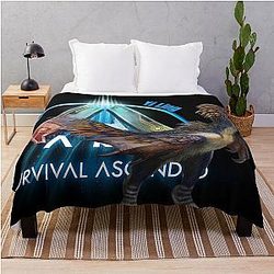 ARK Survival Evolved Dinosaur Throw Blanket