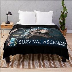 ARK Survival Evolved - Dinosaur Clock Throw Blanket