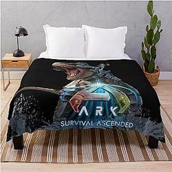 ARK Survival Evolved Dinosaur T-Rex Throw Blanket