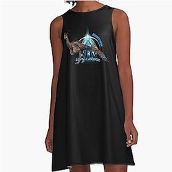 ARK Survival Evolved Dinosaur Gigantoraptor A-Line Dress