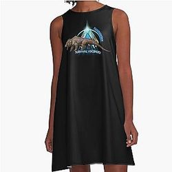 ARK Survival Evolved Dinosaur Fasolasuchus A-Line Dress