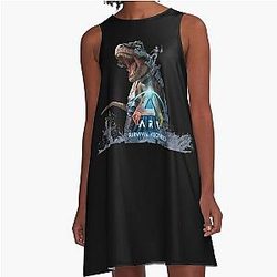 ARK Survival Evolved Dinosaur T-Rex A-Line Dress