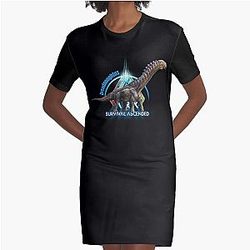 ARK Survival Evolved Dinosaur Dreadnoughtus Graphic T-Shirt Dress